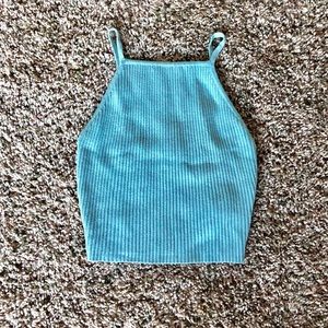 Forever 21 teal crop top